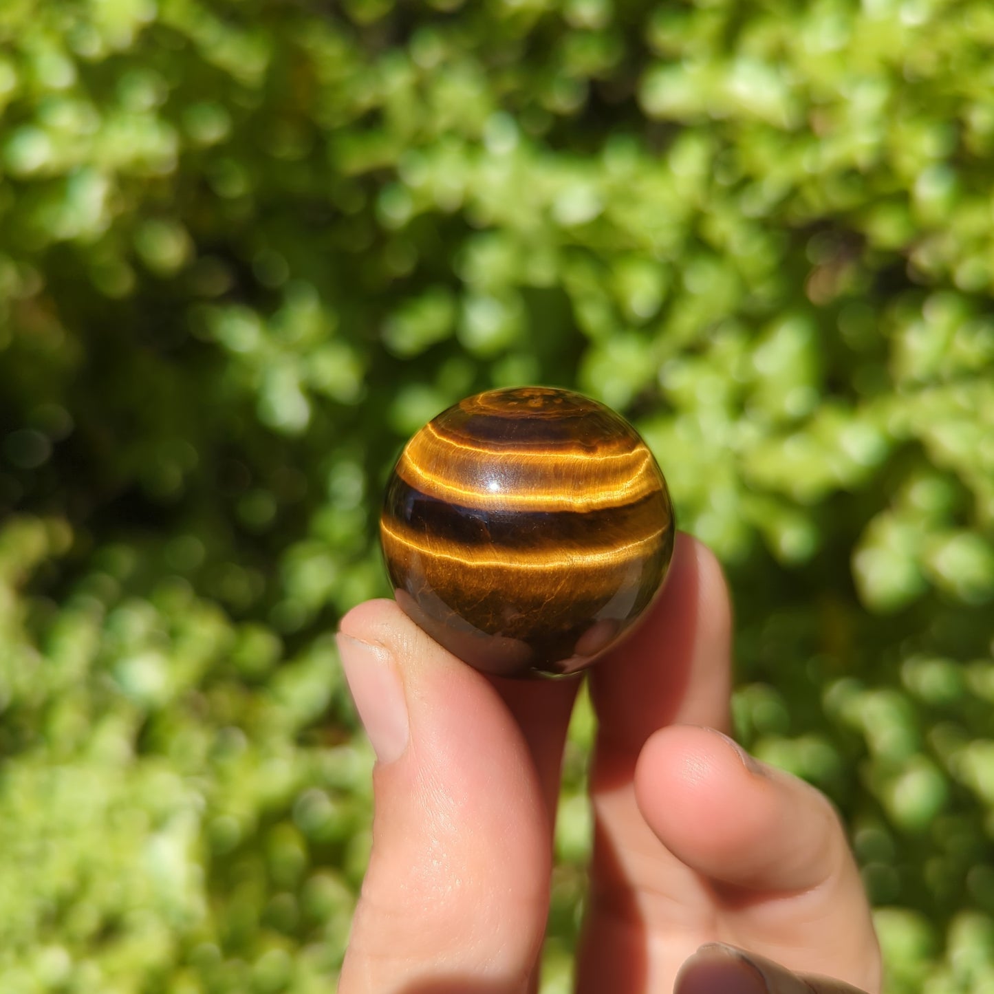 Yellow Tigers Eye Sphere
