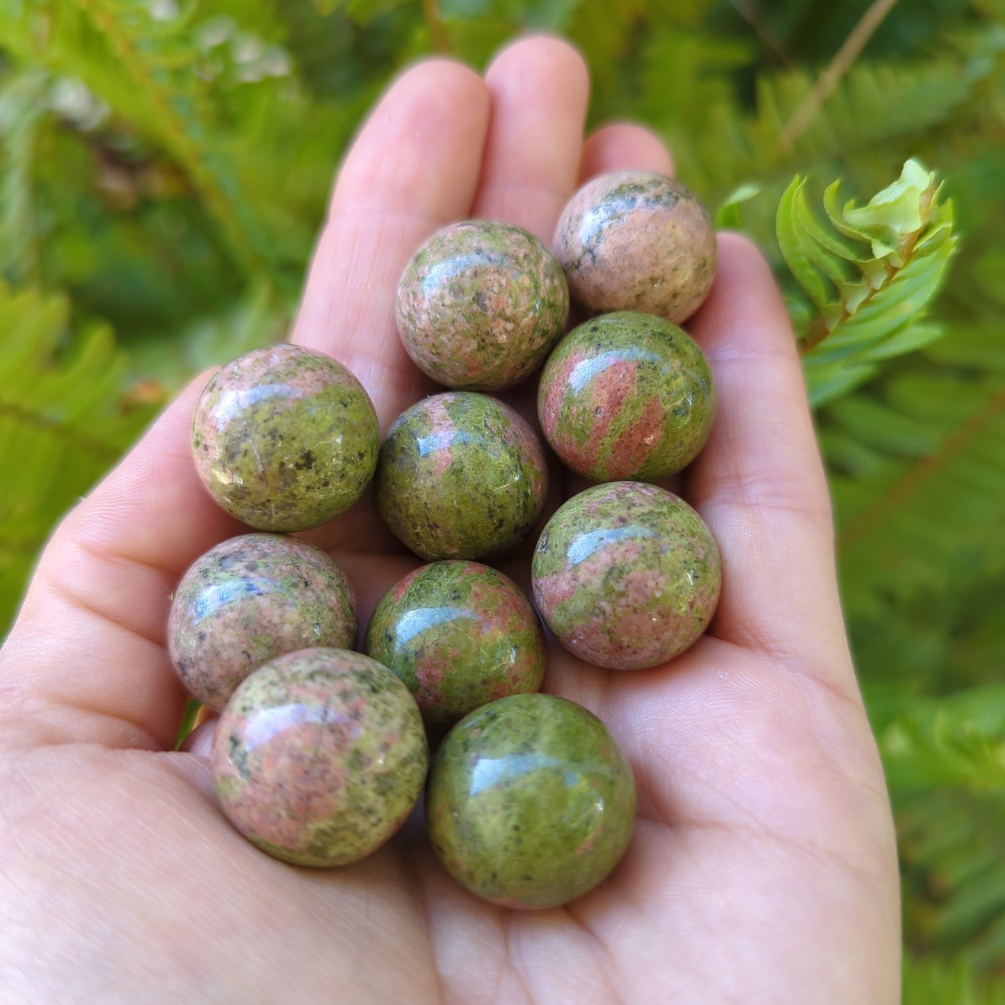 Unakite Jasper Spheres