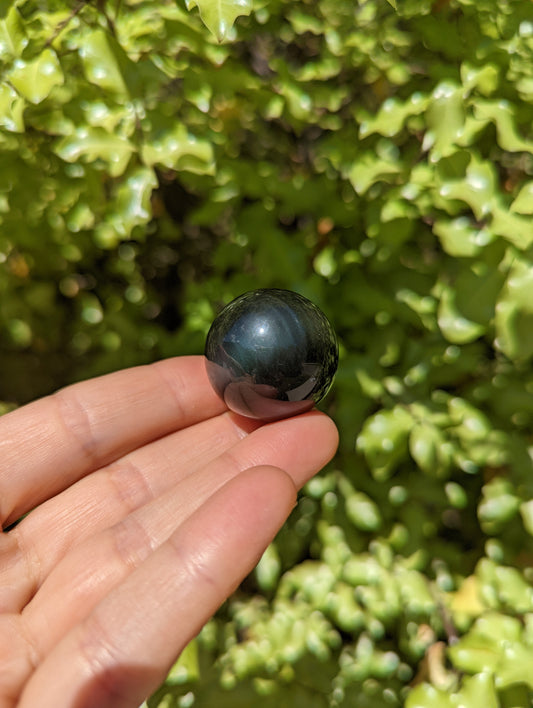 Rainbow Obsidian Sphere