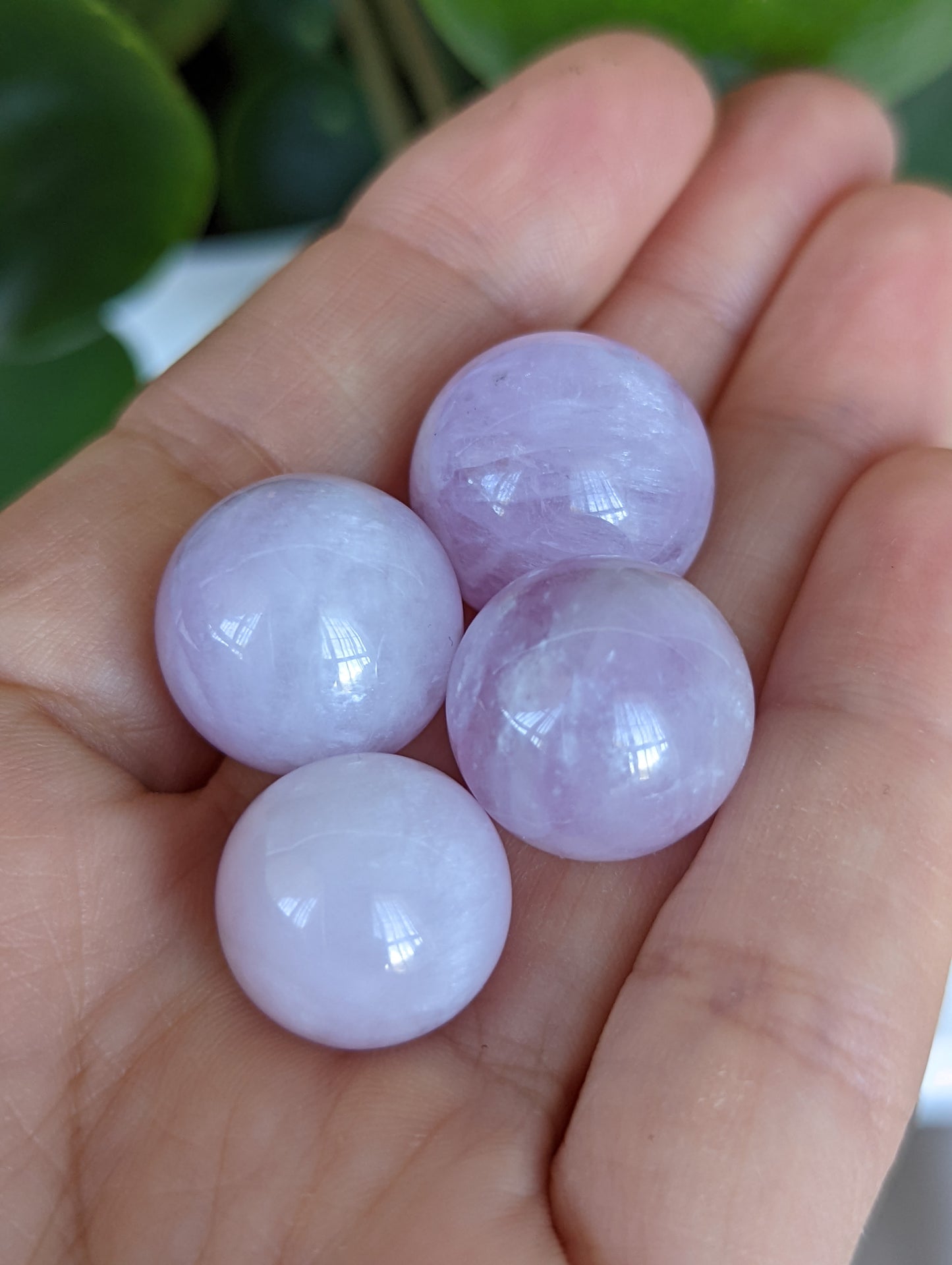 Kunzite Spheres