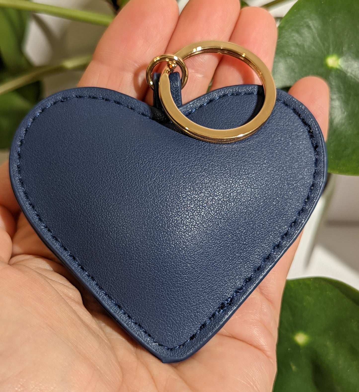 Heart Affirmation Key Chain - Start Each Day With A Grateful Heart