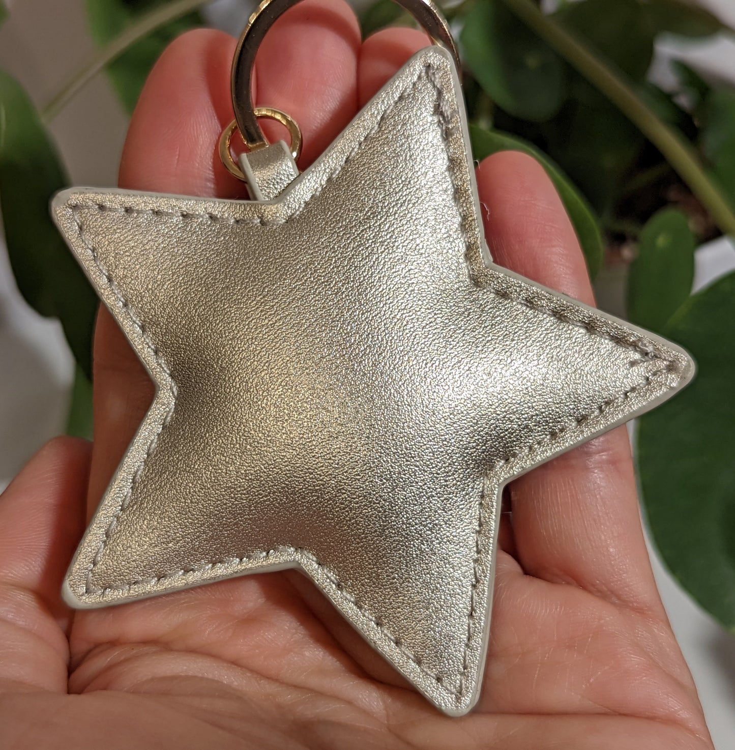 Star Affirmation Key Chain - Shoot For The Moon Even If You Miss, You Will Land Among The Stars