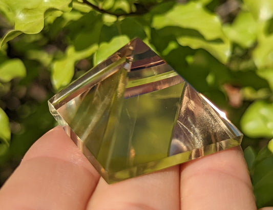 Natural Citrine Pyramid