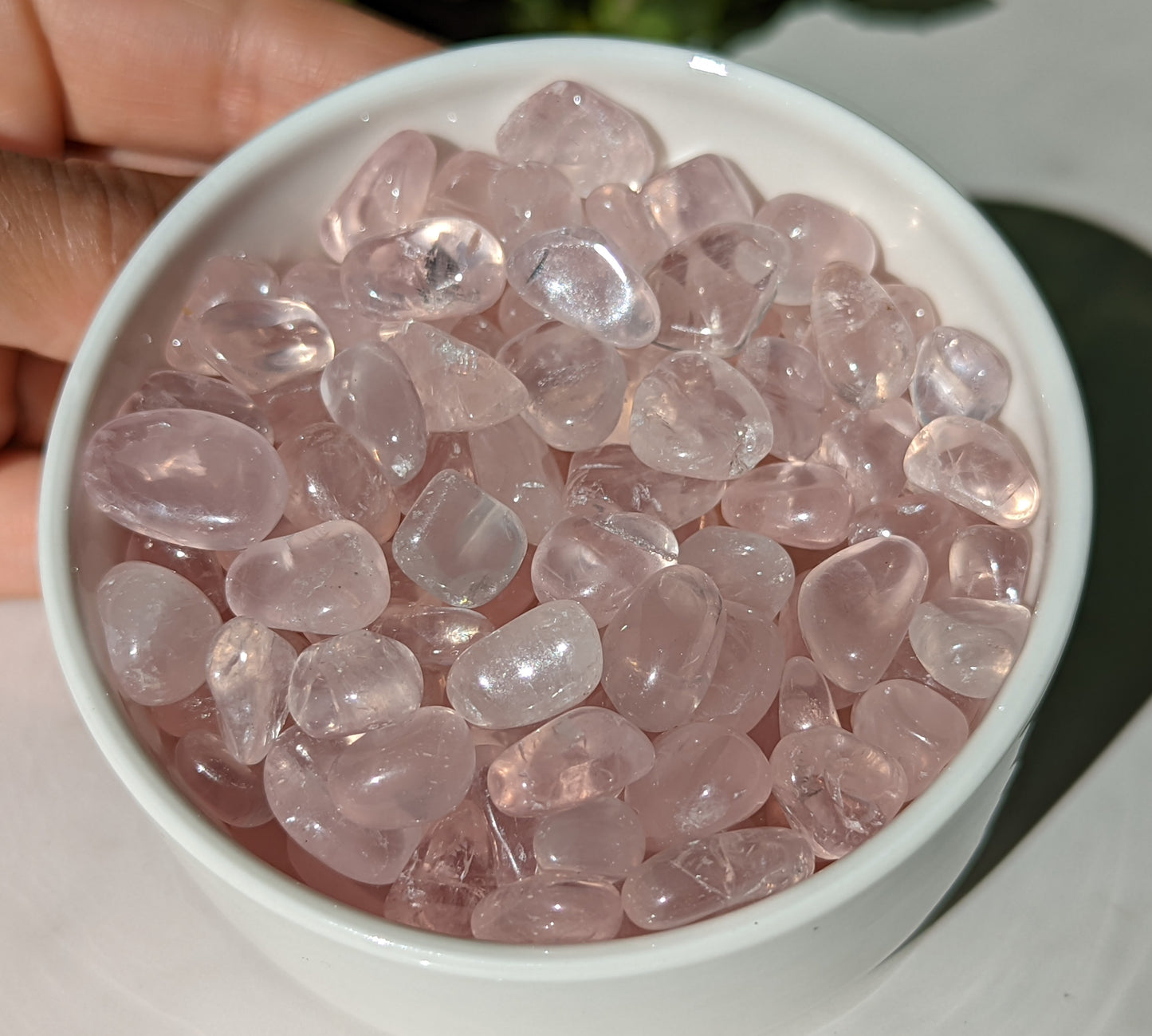 Rose Quartz Crystal Chips High Quality