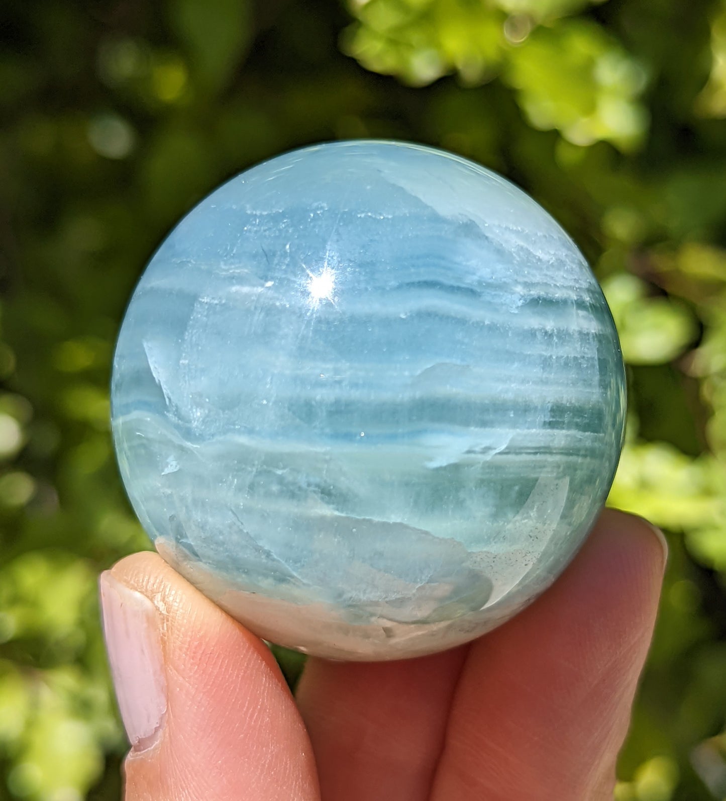 Blue Onyx Sphere