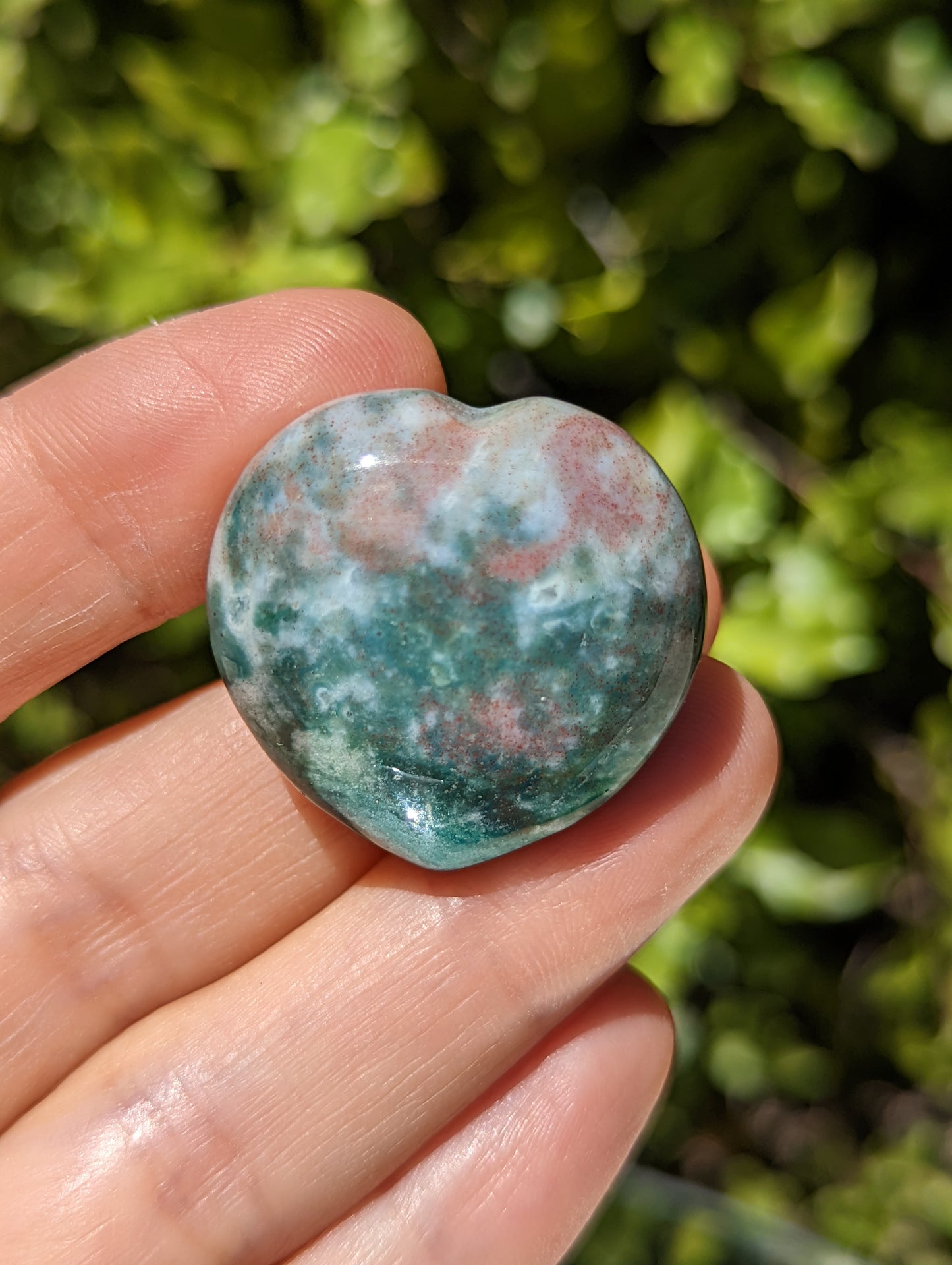 Ocean Jasper Heart