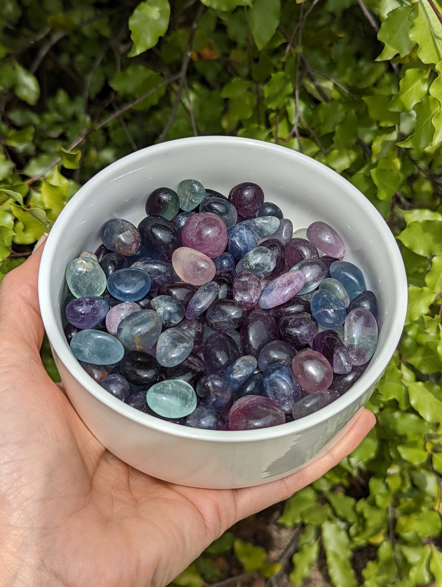 Fluorite Tumbles Extra Small Mixed