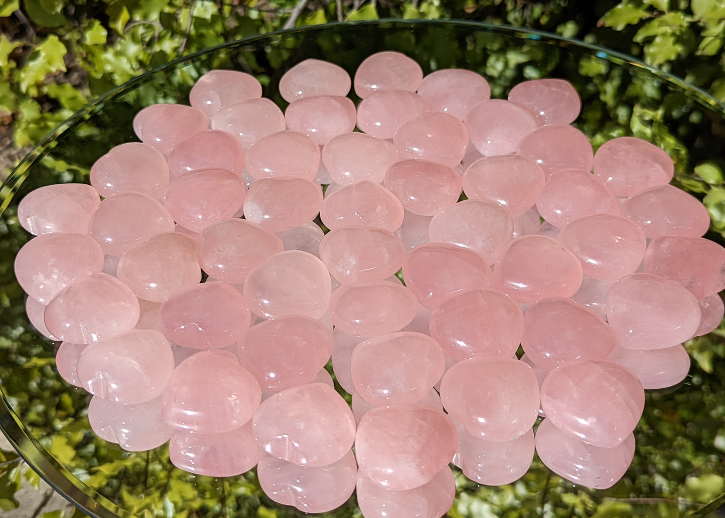 Rose Quartz Hearts (Brazilian - High Quality)