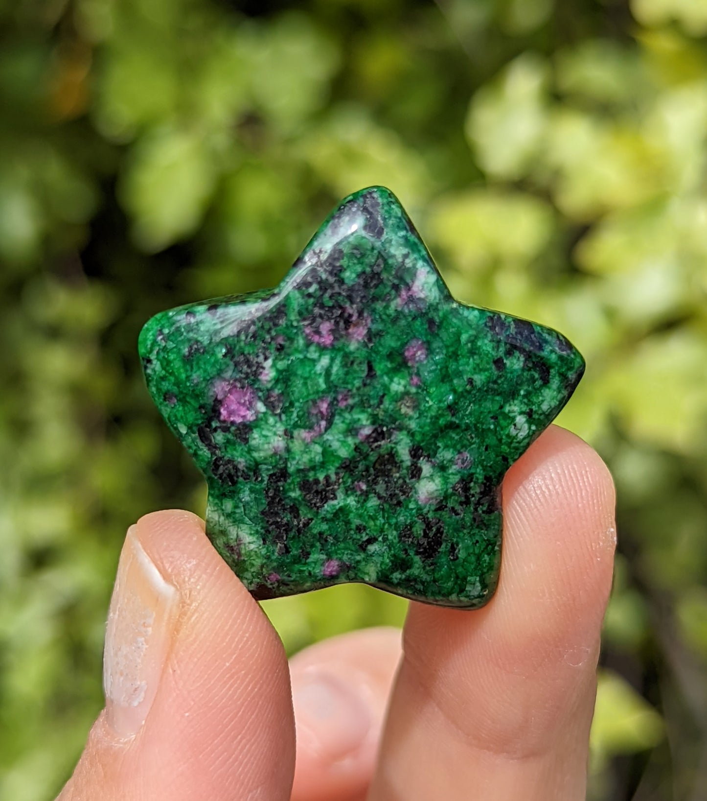 Ruby Zoisite Star