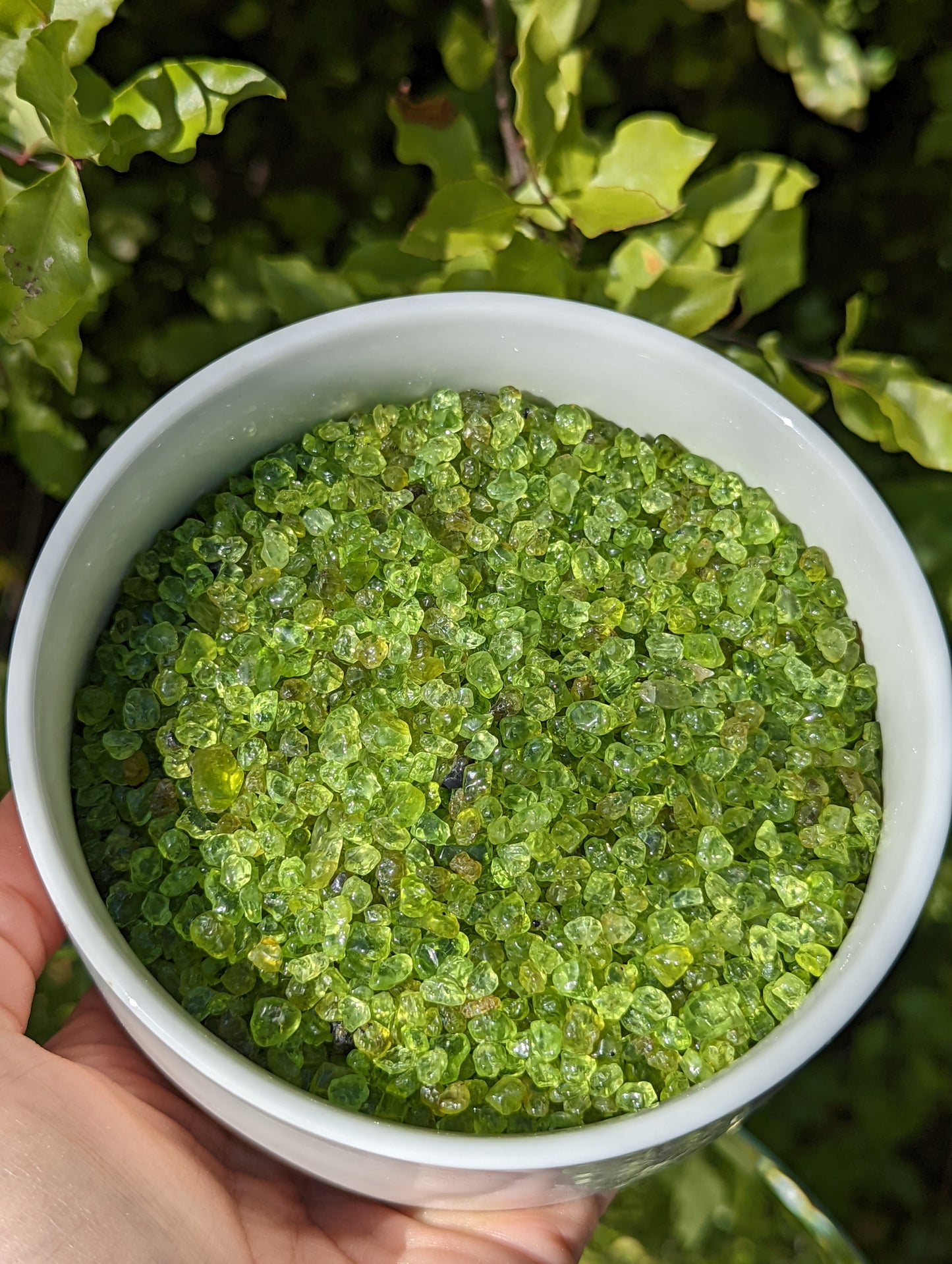 Peridot Crystal Chips