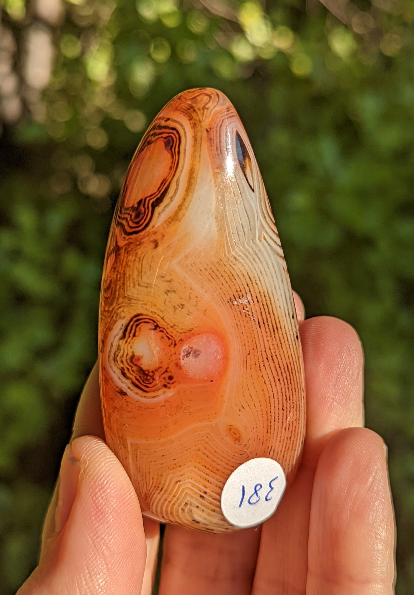 Sardonyx Palm Stone