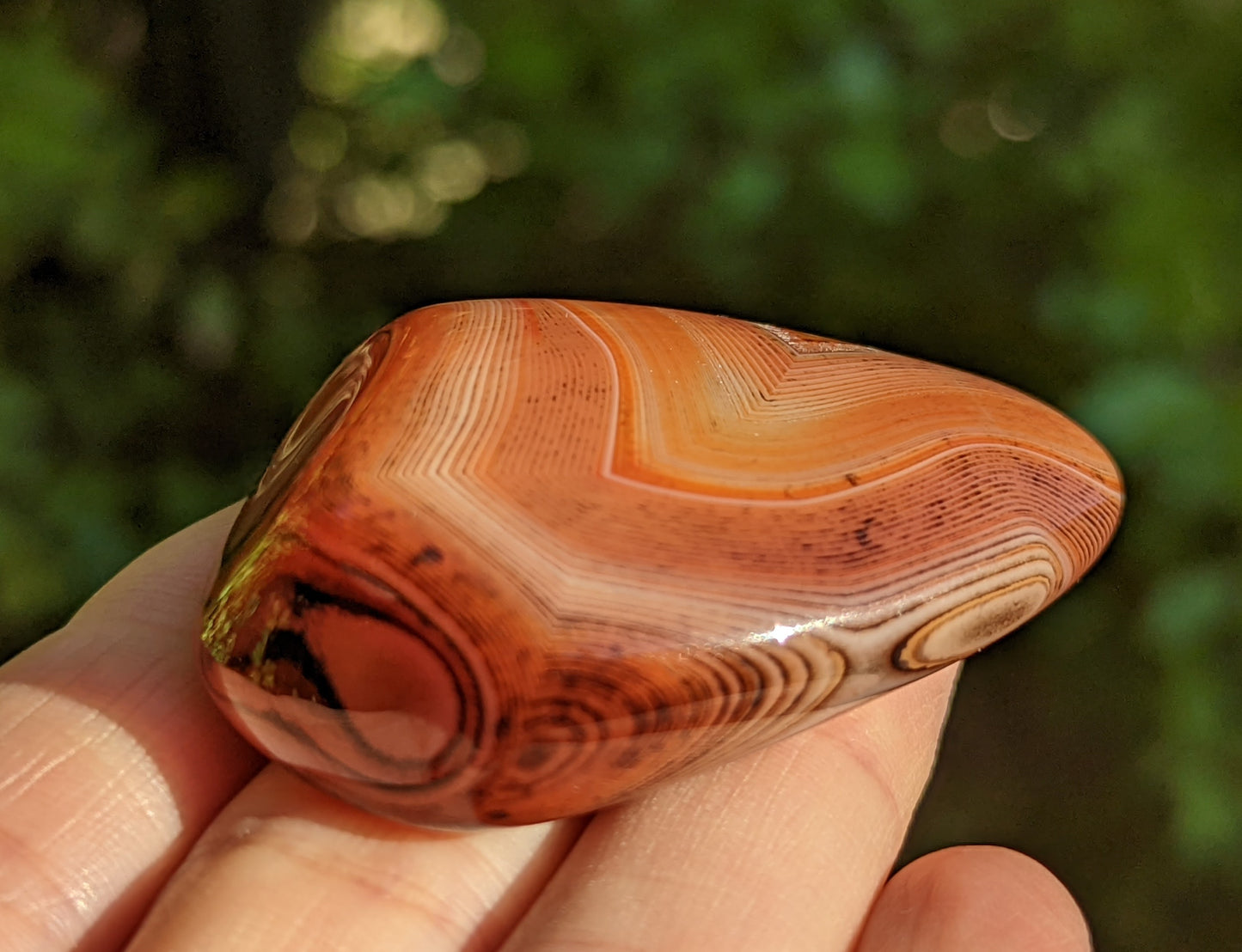Sardonyx Palm Stone