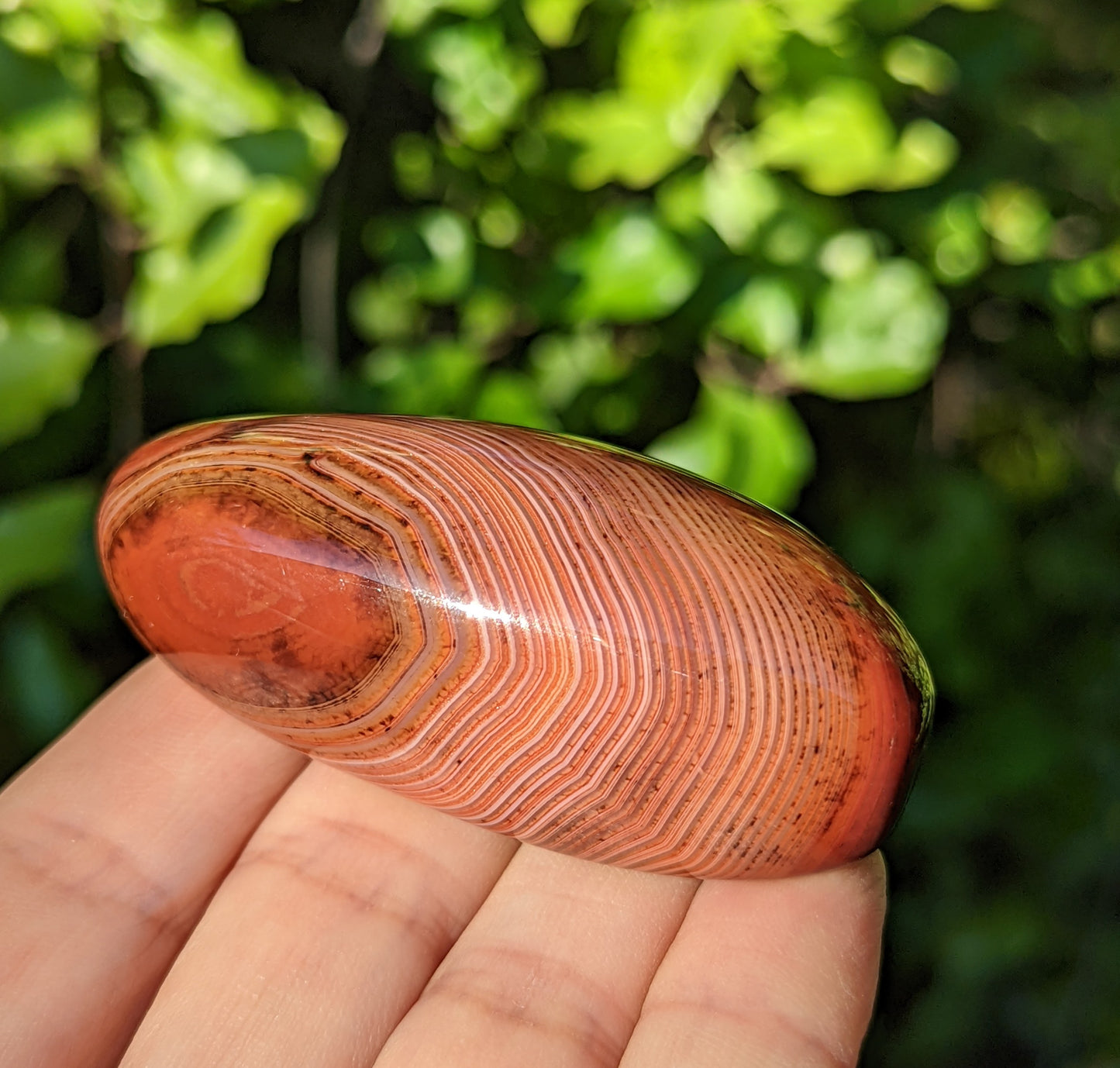 Sardonyx Palm Stone