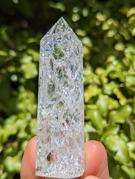 Crackle Quartz Tower