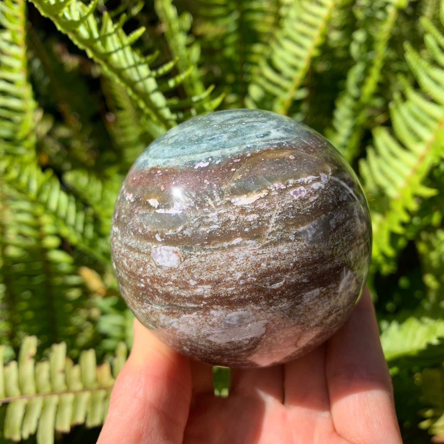Ocean Jasper Sphere