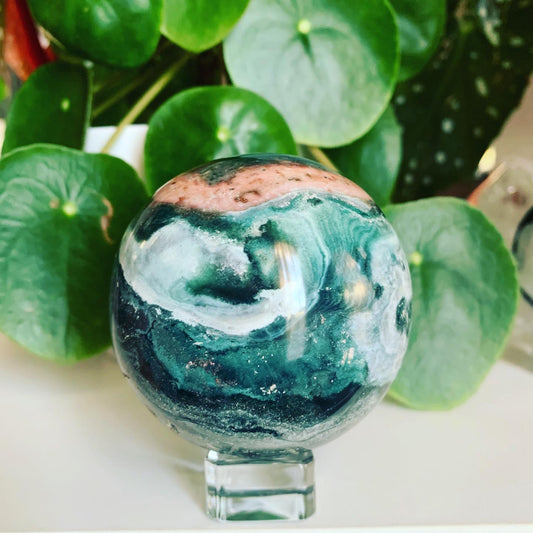 Ocean Jasper Sphere