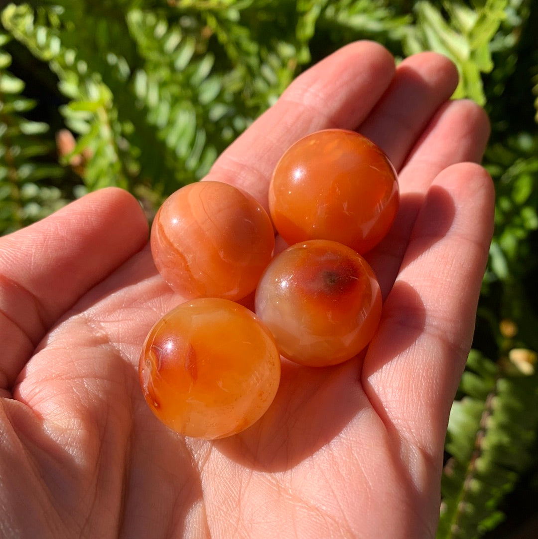 Carnelian Spheres