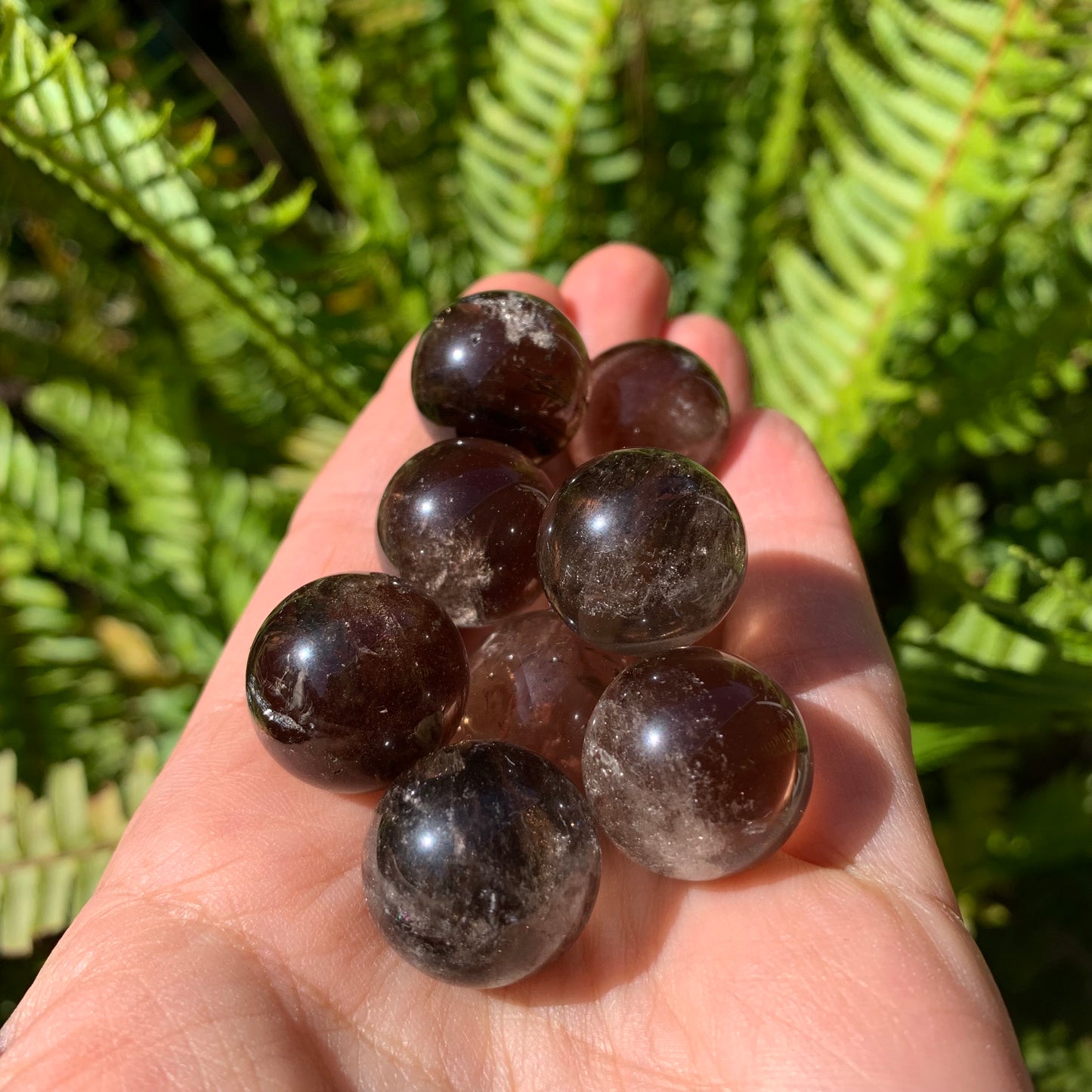 Smoky Quartz Spheres
