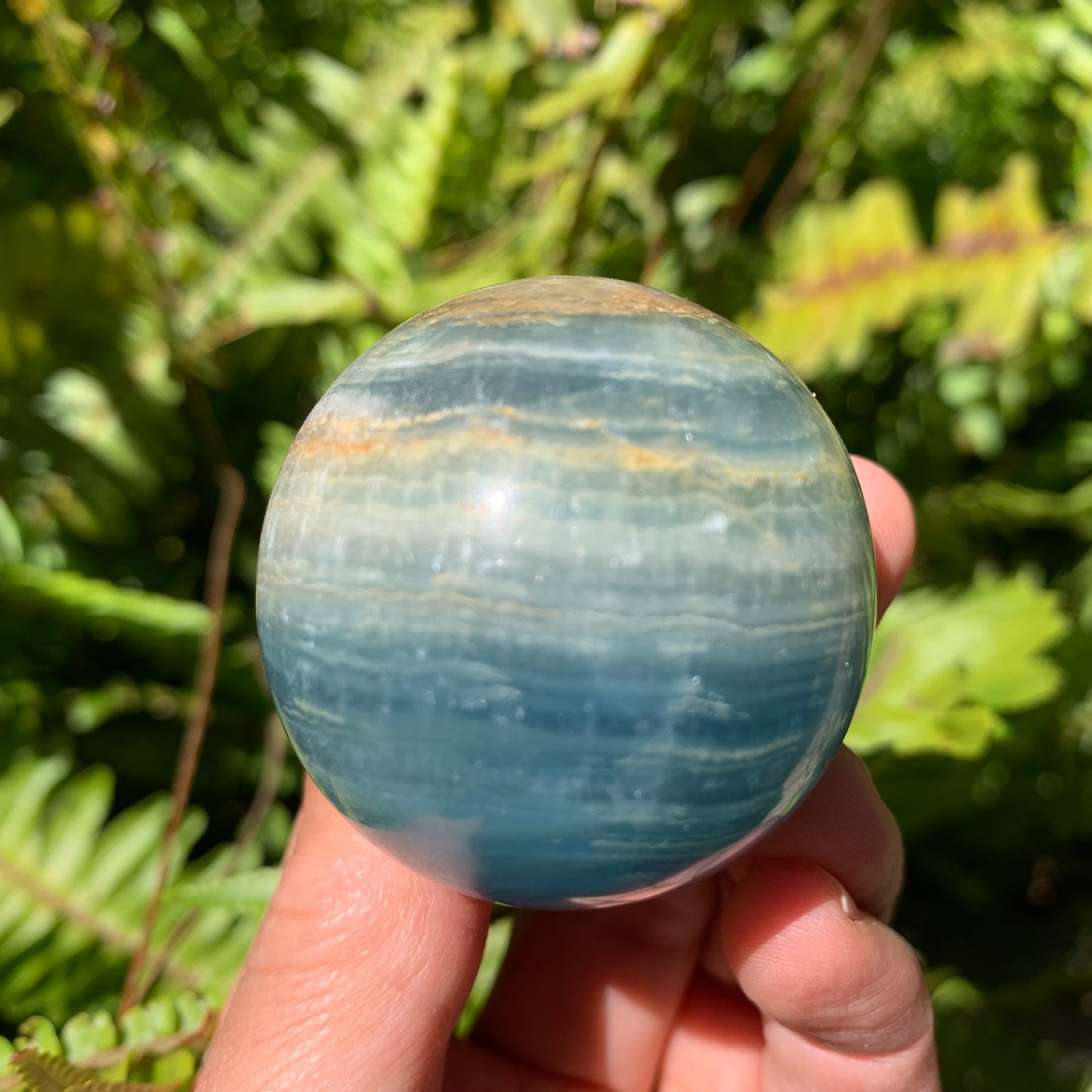 Blue Onyx Sphere