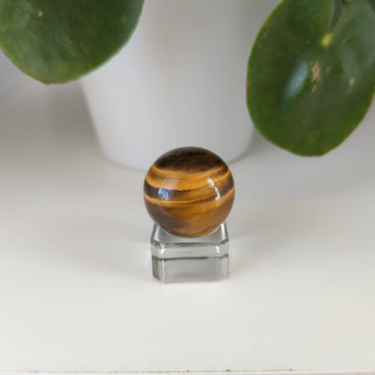 Yellow Tigers Eye Sphere