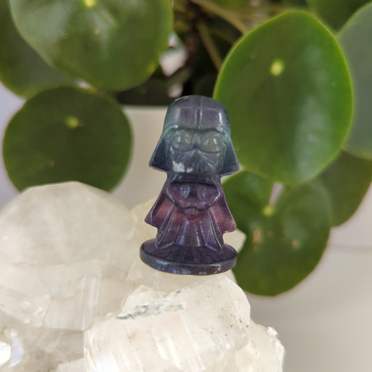 Star Wars Rainbow Fluorite Darth Vader