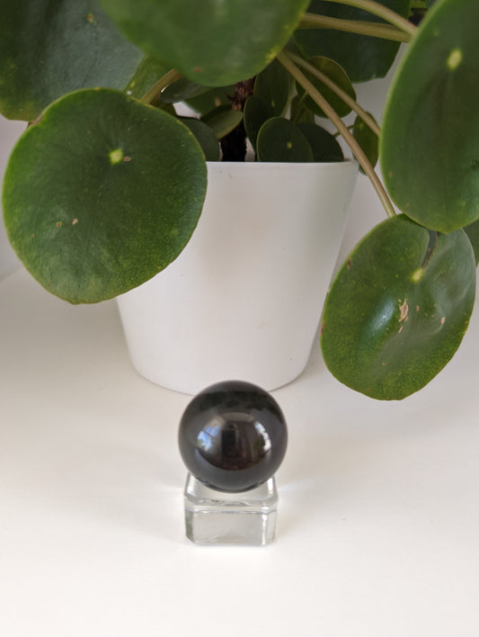 Rainbow Obsidian Sphere