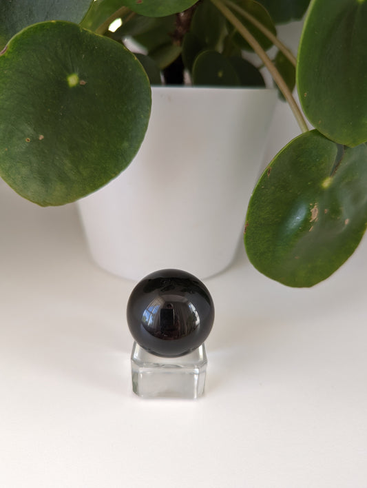 Rainbow Obsidian Sphere