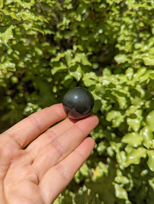 Rainbow Obsidian Sphere