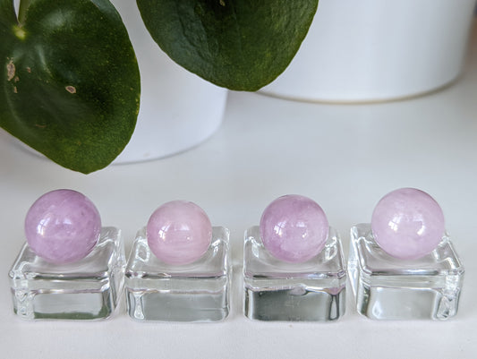 Kunzite Spheres