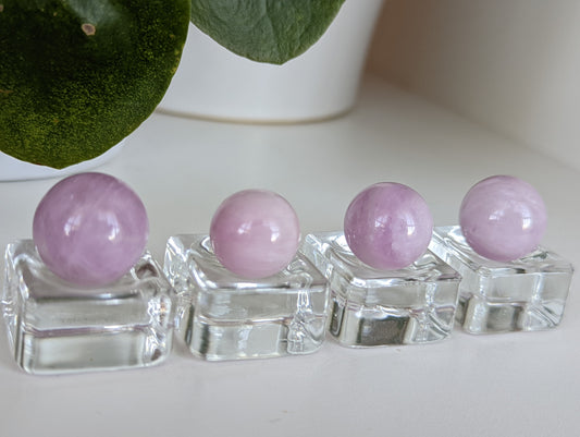 Kunzite Spheres