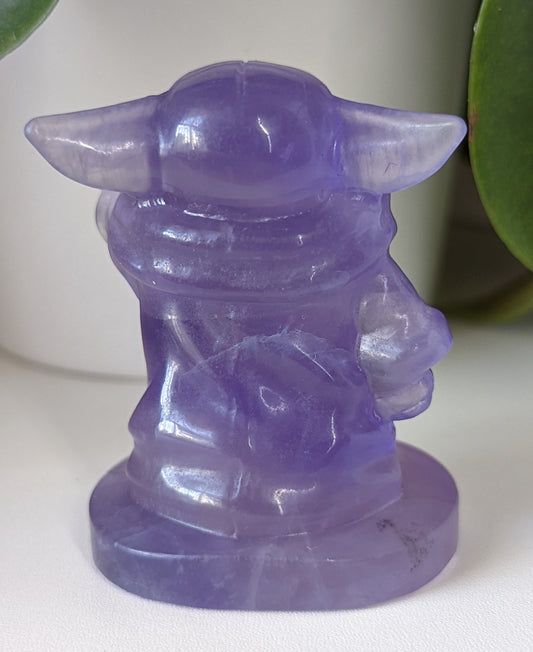 Star Wars Purple Fluorite Grogu 'Baby Yoda'