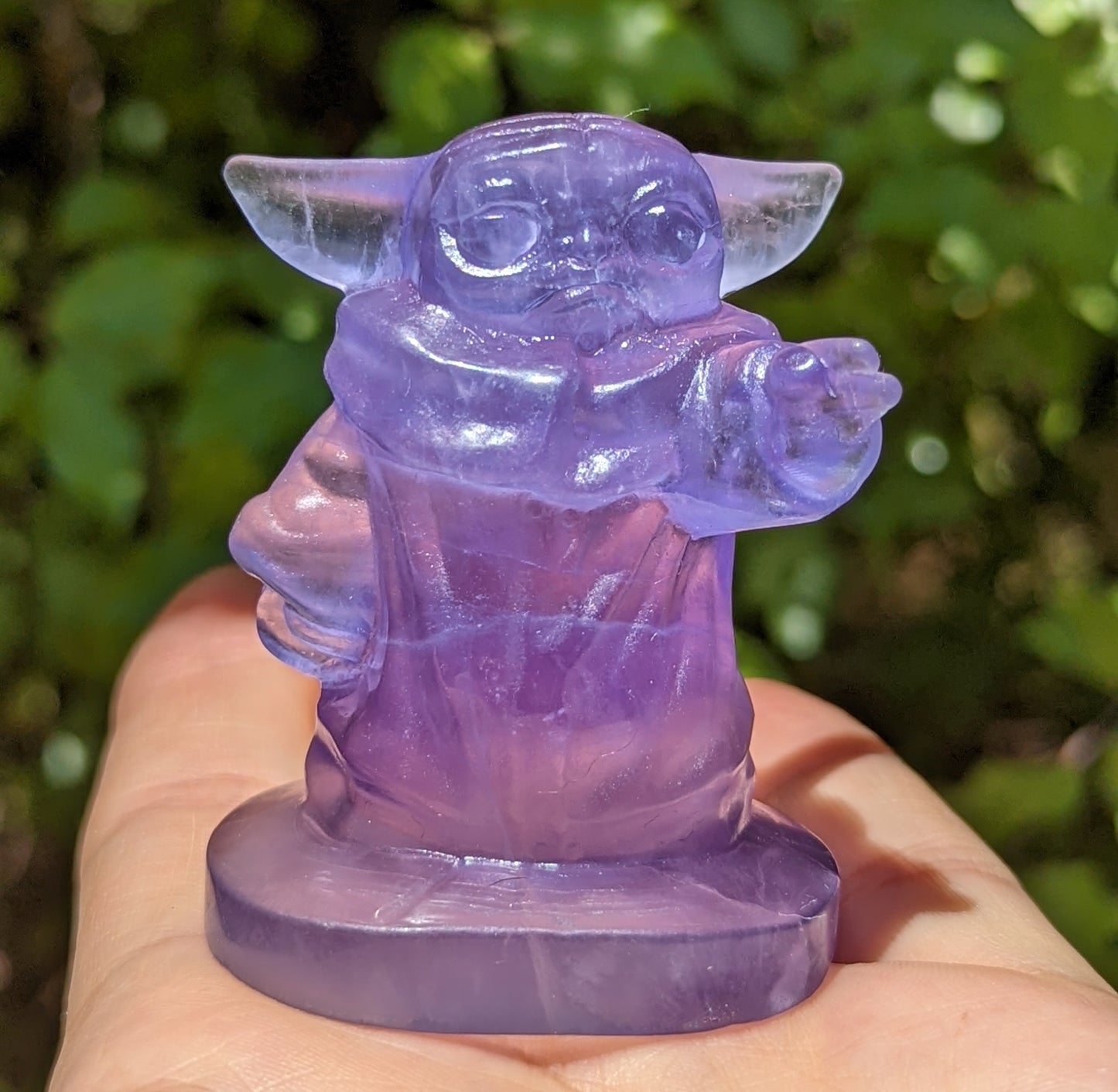 Star Wars Purple Fluorite Grogu 'Baby Yoda'