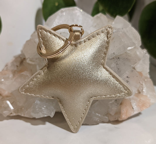 Star Affirmation Key Chain - Dream Sparkle Shine