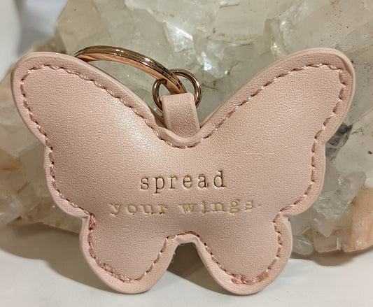 Butterfly Affirmation Key Chain - Spread Your Wings
