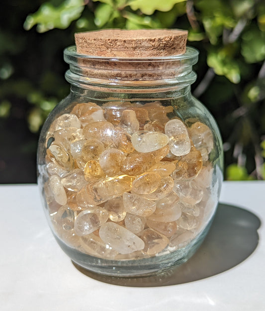 Glass Bottle Jar Small