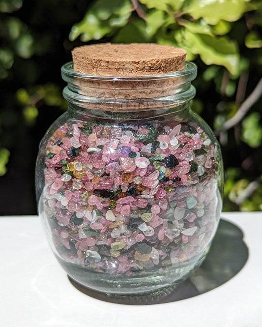 Glass Bottle Jar Small