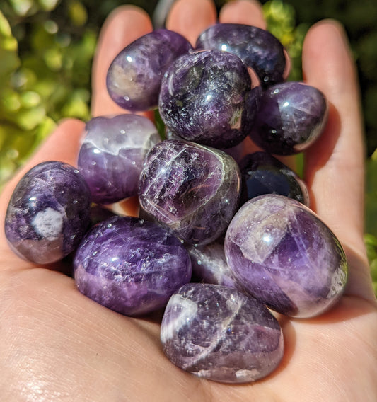 Dream Chevron Amethyst Tumbles
