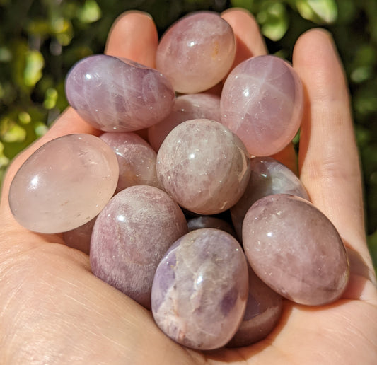 Lavender Rose Quartz Tumbles