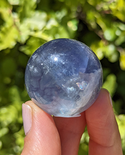 Blue Fluorite Sphere