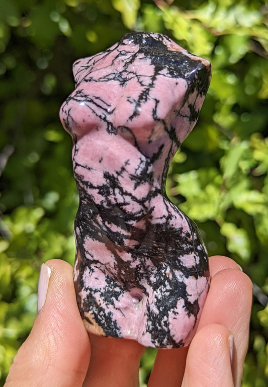 Rhodonite Goddess Statue Nude Lady Goddess