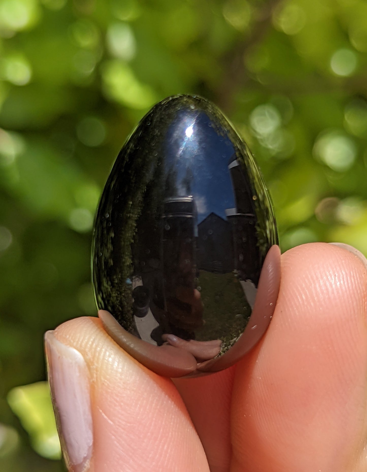 Crystal Mini Eggs - Black Obsidian, Sodalite, Red Jasper, Tigers Eye & Pink Rhodnite