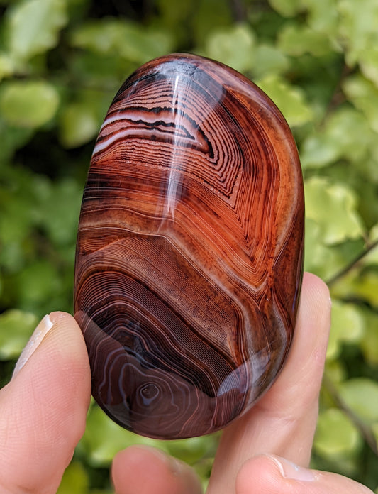 Sardonyx Palm Stone