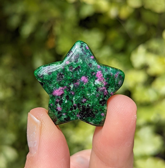Ruby Zoisite Star