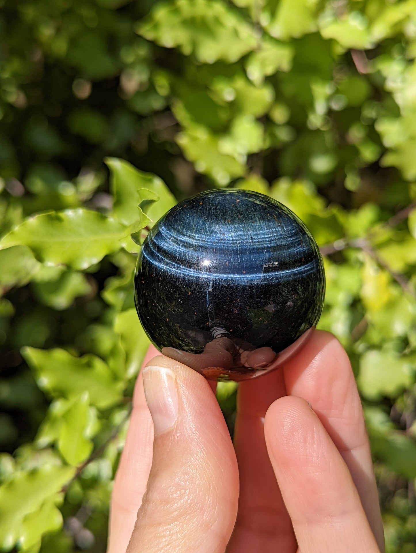 Blue Tigers Eye Sphere