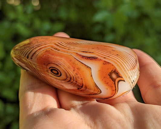 Sardonyx Palm Stone