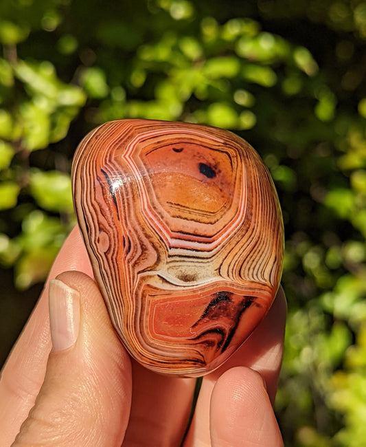 Sardonyx Palm Stone