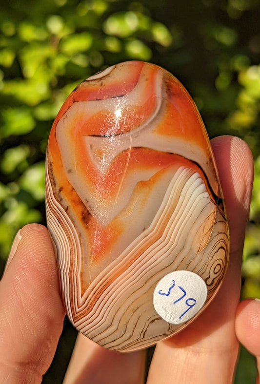 Sardonyx Palm Stone