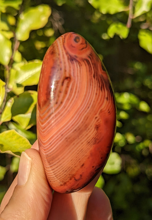 Sardonyx Palm Stone