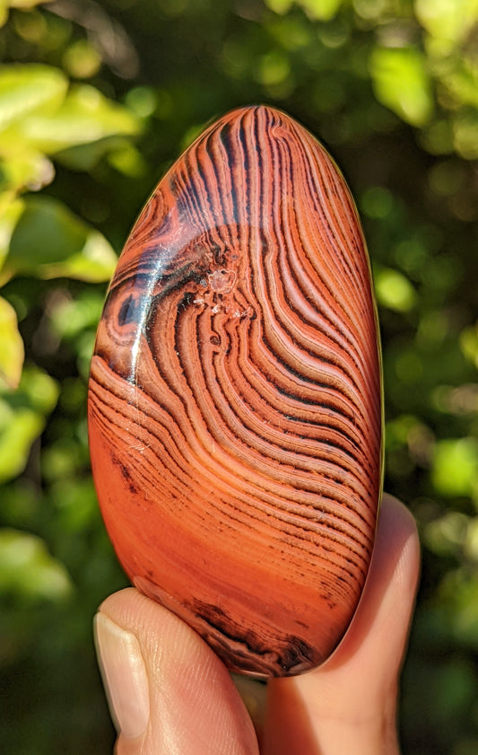 Sardonyx Palm Stone