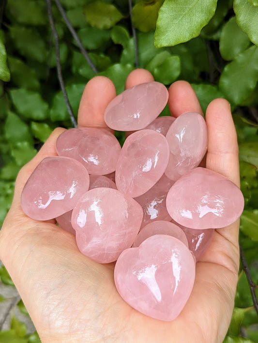 Rose Quartz Hearts